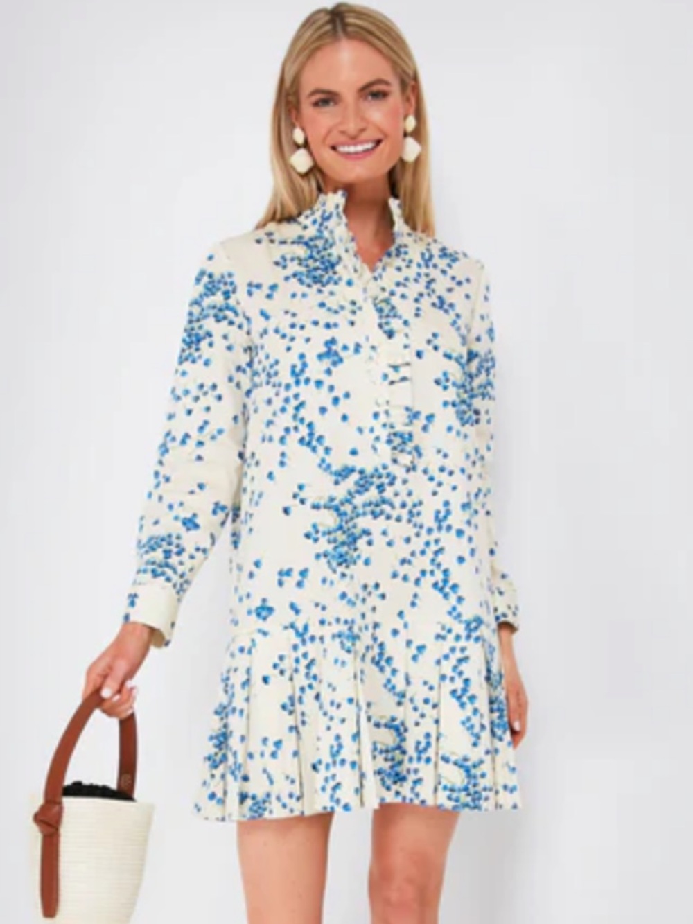Tuckernuck Tate Dress blue and white floral